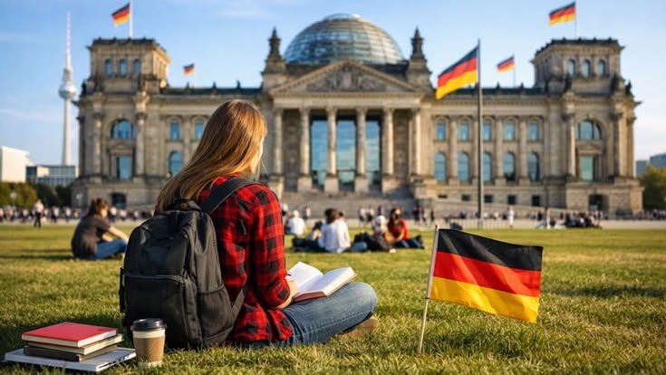 The Reichstag building in Berlin